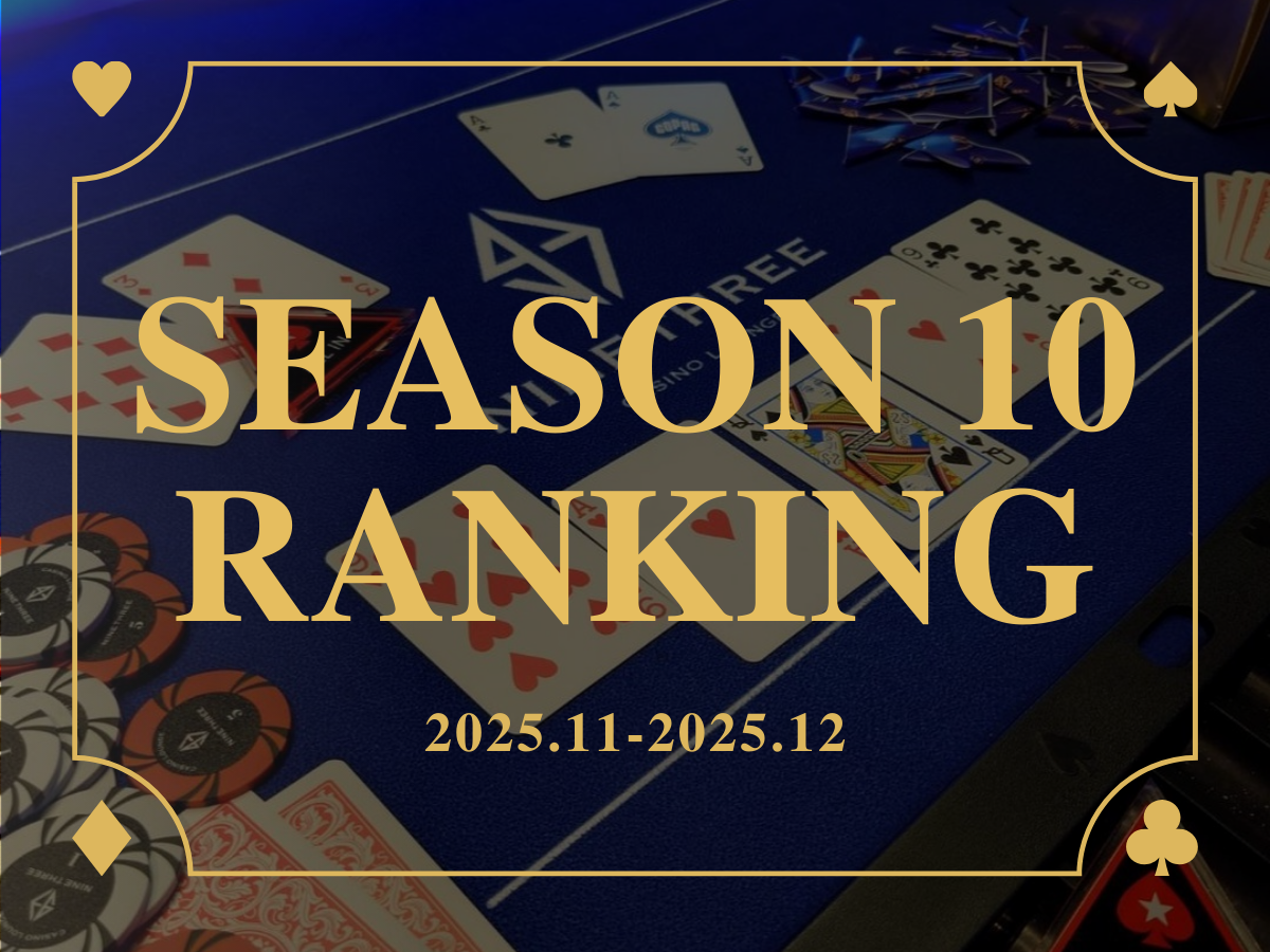 NINETHREE Season 10 ポイントレース表